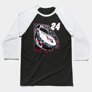 William Byron Red Racing Baseball T-Shirt